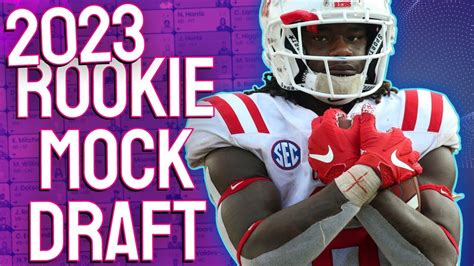 2023 Dynasty Rookie Mock Draft 3 Rounds 1QB Dynasty Fantasy Football