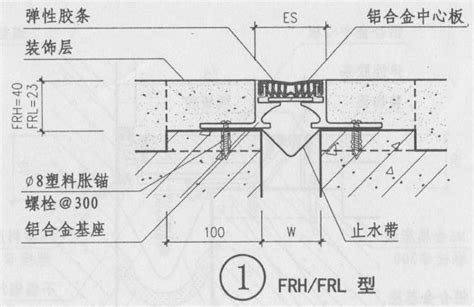 单列嵌平型frh苏州厦安建筑变形缝装置有限公司