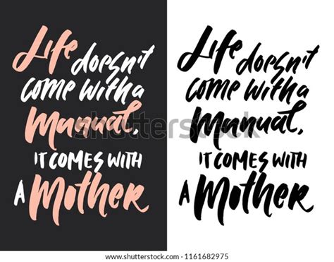 Life Doesnt Come Manual Comes Manual Stock Vector Royalty Free 1161682975 Shutterstock