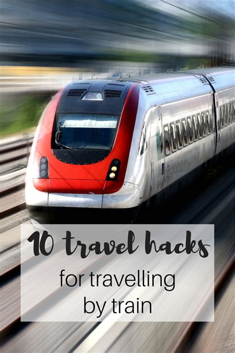 10 travel hacks for travelling by train - The Travel Hack