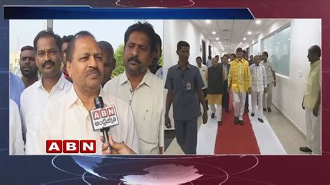 Tdp Leader Td Janardhan Face To Face Over All Parties Meeting Abn