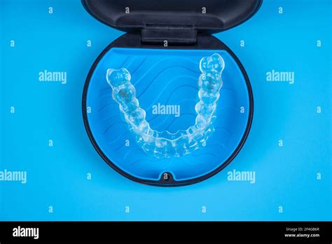 Invisalign Transparent Braces In A Plastic Case Orthodontic Invisible