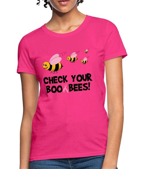 Check Your Boo Bees Breast Cancer Awareness T Shirt 3926 Seknovelty