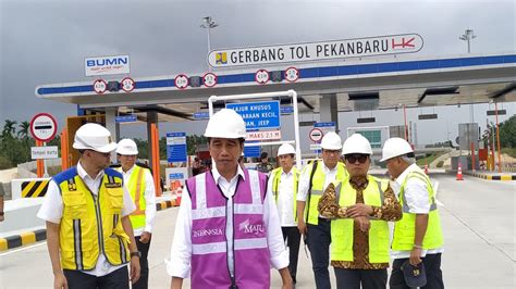 Jokowi Resmikan Jalan Tol Pekanbaru Bangkinang Hari Ini News Liputan6