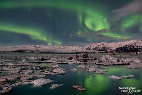 Glacier Lagoon Northern Lights | Northern Lights | Iceland | Europe ...