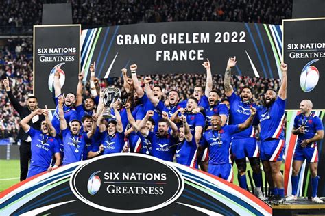 6 Nations 2024 Victoire Grand Chelem Le XV De France A La Cote Chez