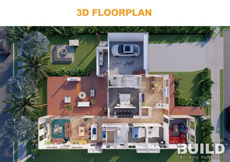 Kit Homes Dubbo 3D Floorplan V2 IBuild Building Solutions