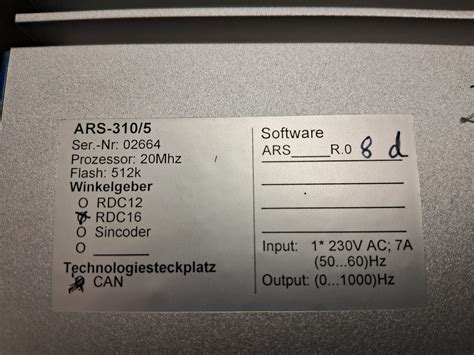 Metronix ARS -310/5 - APEX Semiconductor