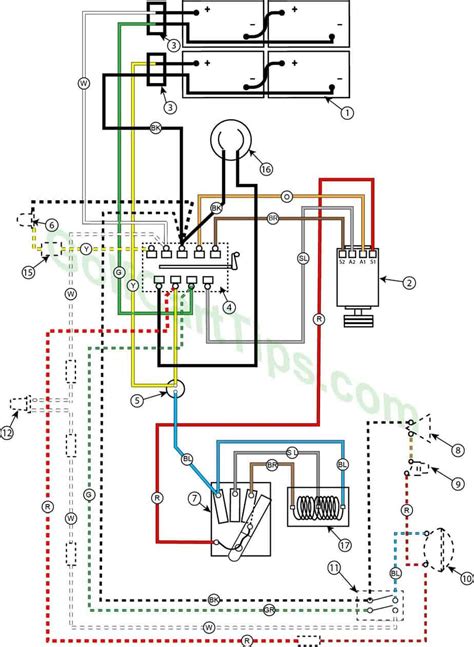 Volt Wiring Diagram For Golf Cart Club Car Ds Volt Wir