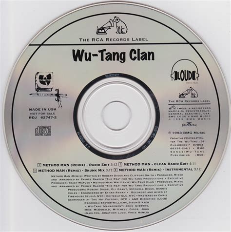 Wu-Tang Clan - Method Man (Remix) (1993, CD) | Discogs