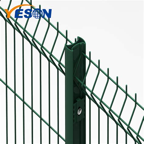 Yard Link Iron Wire Fence Forti V Fold Welded Mesh Panel Green PVC