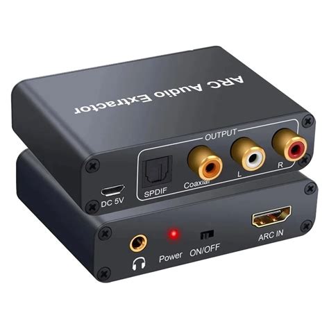 Hdmi Arc Audio Extractor Dac Arc L R Coaxial Spdif Jack Extractor