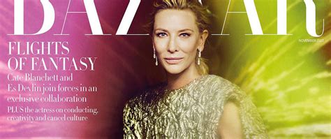 Cate Blanchett Covers Harpers Bazaar Uk November 2022 Issue