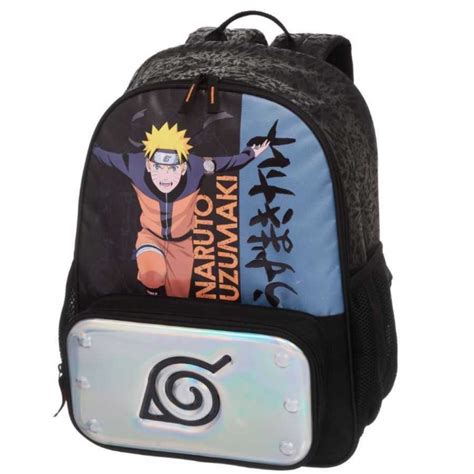 Mochila Costas Naruto Ninja Run Pacific Na Papelaria Art Nova