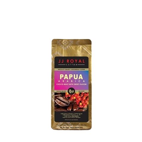 Jual Jj Royal Coffee Beans Papua Arabica Gr Shopee Indonesia