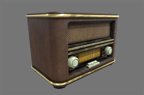 D Model S Radio Vr Ar Low Poly Cgtrader