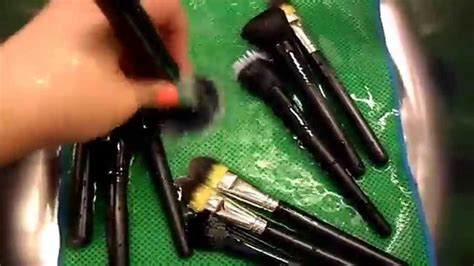 How I Deep Cleananddisinfect My Makeup Brushes Youtube