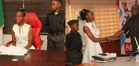 Hope For Nigeria Girl 14 Emerges Abia States One Day Governor Hope