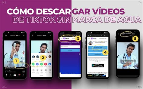 Cómo DESCARGAR VIDEOS TikTok sin marca de agua