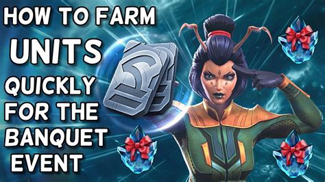 How To Farm Units Quickly For Banquet Event Non Arena And Arena Methods Marvel Contest Of