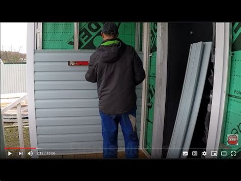 Сайдинг с утеплением монтаж.Отделка деревянного дома . - YouTube