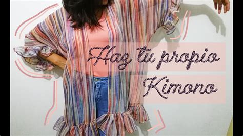 Haz Tu Propio Kimono Diy F Cil Youtube