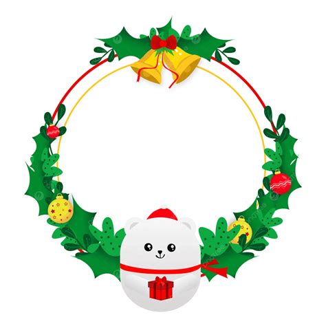 Christmas Door Ornament With Cute Bear, Christmas, New Year, Merry