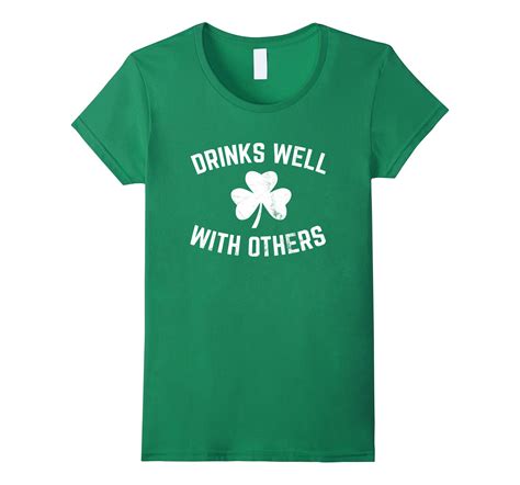 Funny St Patricks Day Drinking Shirt Drinks Well With Others Yolotee