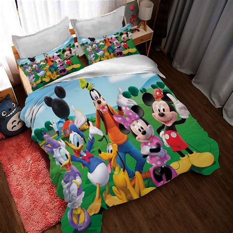 Personalized Mickey Mouse Duvet Covers Bedding Settwin Full Etsy