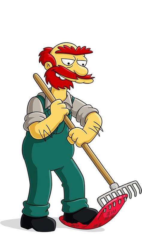 Siga Leooakley Willie Desenho Dos Simpsons Simpsons