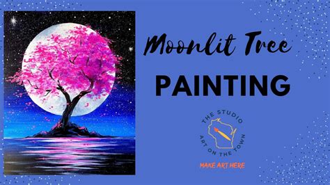 Moonlight Tree Painting - Art on the Town WI