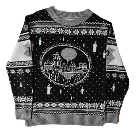 Sueter Navideño De Harry Potter Ugly Sweater Tejido Meses sin intereses