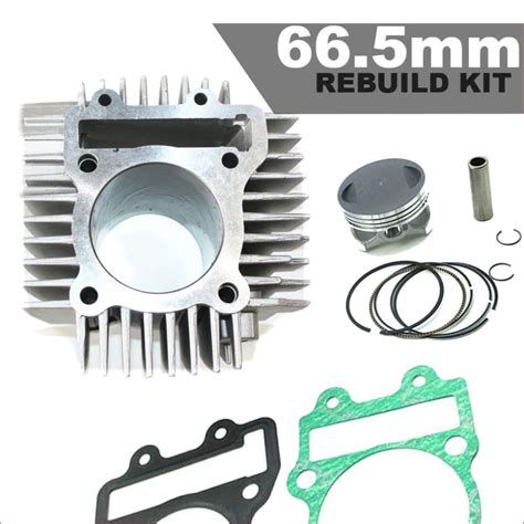 66 5mm Cylinder Piston Rebuild Kit Big BORE Upgrade 190cc 212cc