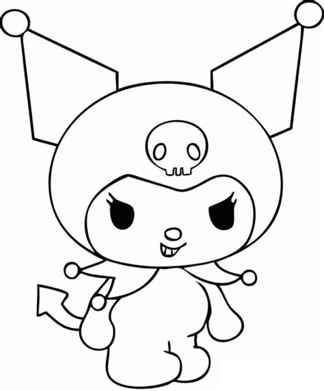 Dibujo De Kuromi Para Colorear Dibujos Para Colorear Imprimir Gratis