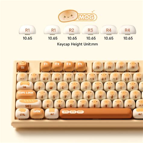 Akko X Monsgeek Mg B Bun Wonderland Multi Modes Mechanical Keyboard With Hot Swappable Rgb Mog