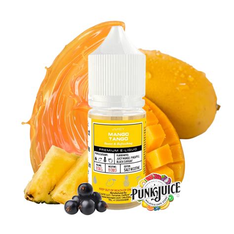 Glas Basix Vapor Mango Tango Salts 30ml Punk Juice Vape Store