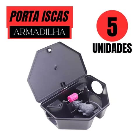 Kit Porta Isca Raticida Armadilha Ratos Pega Rato Ratoeira Mercadolivre