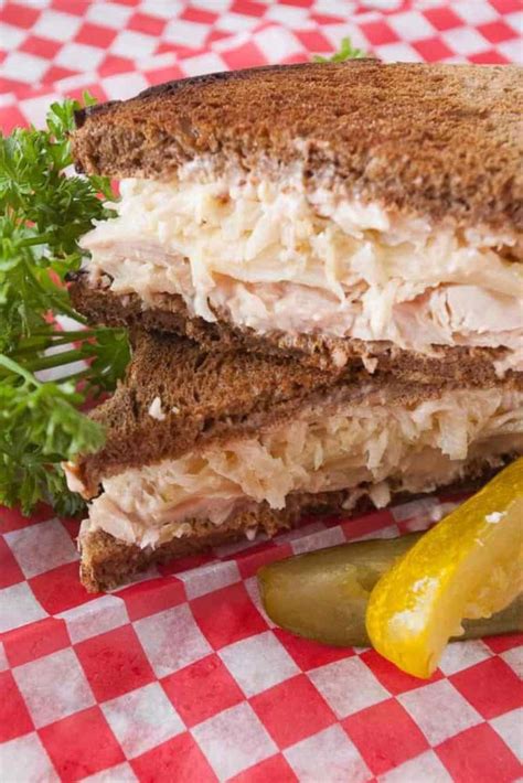 Easy Turkey Reuben Sandwich Mindee S Cooking Obsession