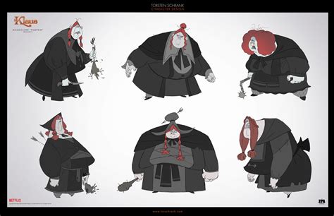 KLAUS (NETFLIX) - TORSTEN SCHRANK CHARACTER DESIGN