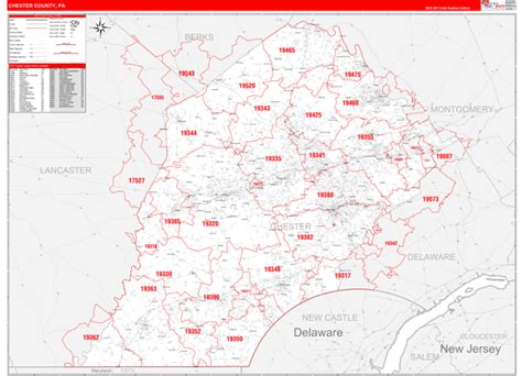 Maps Of Chester County Pennsylvania