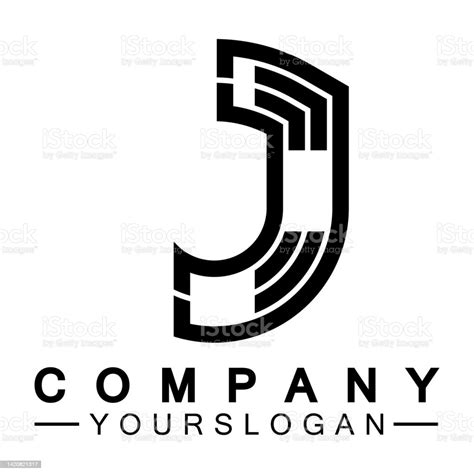 Creative Abstract Monogram Letter J Logo Icon Design Stock Illustration - Download Image Now ...