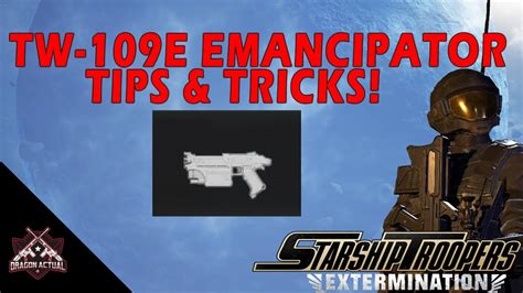 Why The Tw 109e Emancipator Is The Best Pistol In Starship Troopers