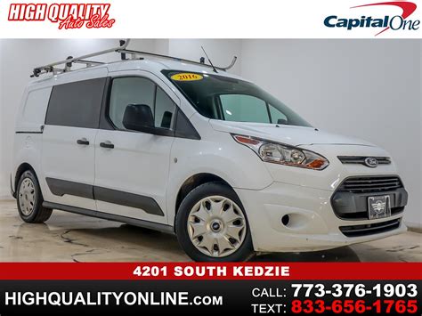 Used 2016 Ford Transit Connect Cargo Van Xlt Lwb W Rear Liftgate For Sale In Chicago Il 60632