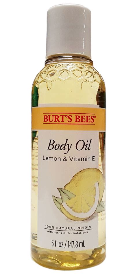 Burts Bees Body Oil With Lemon And Vitamin E