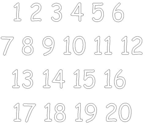 42+ Printable Coloring Pages Numbers 1 20 | Free Wallpaper