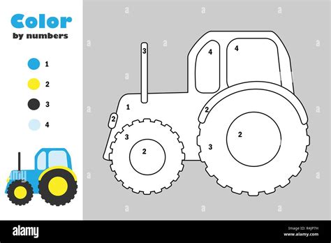 5500 Top Cartoon Tractor Coloring Pages Images Hot Coloring Pages