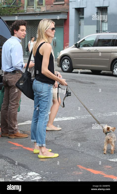 Australian model Jessica Hart out walking her dog New York City, USA ...