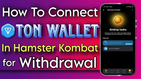 How To Connect Ton Wallet In Hamster Kombat For Withdrawal Hamster