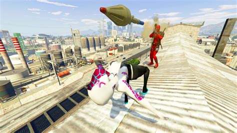 GTA V Ragdolls And Fails Compilation V 52 Gwen Stacy Vs Deadpool