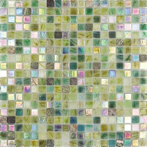 Apollo Tile Mingles In X In Glossy Emerald Green Glass